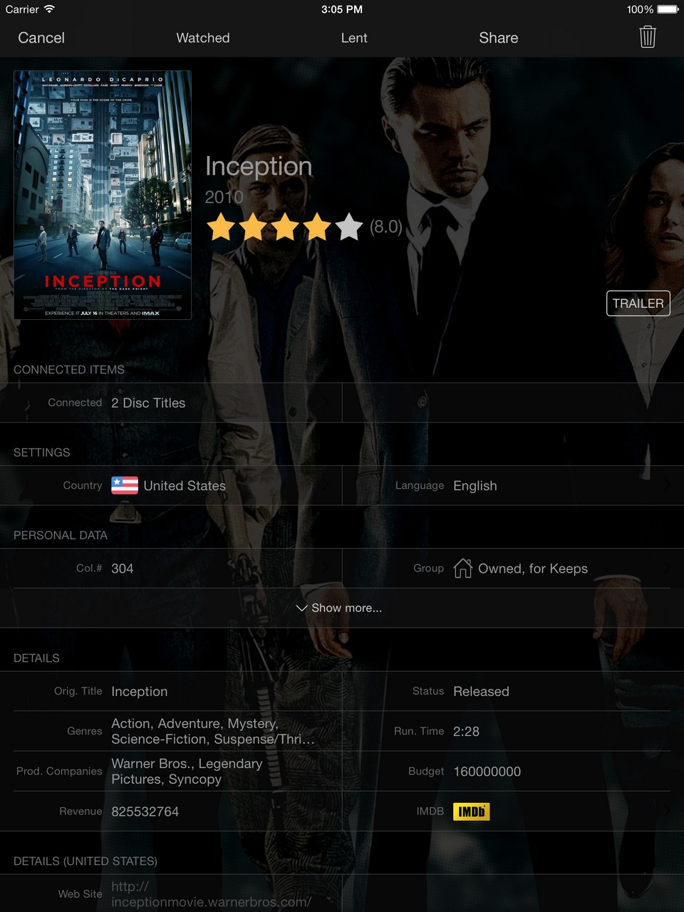 My Movies - iPhone & iPad